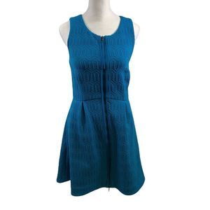 Leifsdottir Anthropologie Tonelle Blue Sleeveless Dress Size 8
